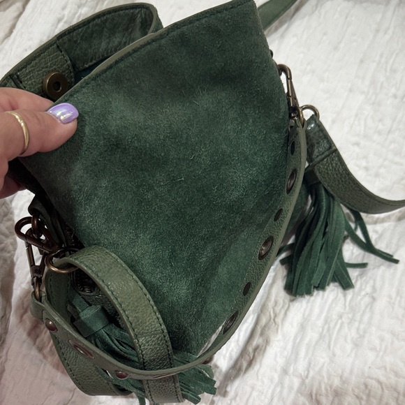 Free People Olive Green Crossbody Bag - Picture 3 of 6
